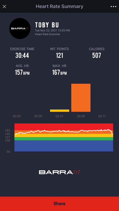Emulate iPhone app BarraFit HR using MyAndroid Emulate iPhone app BarraFit HR using MyAndroid