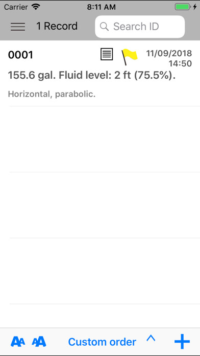 Emulate iPhone app BarrelCalc using MyAndroid