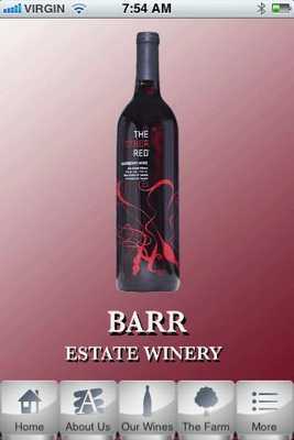 Emulate Android APK Barr Estate Winery