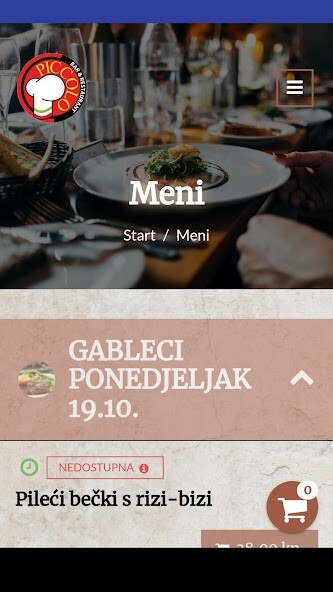 Run android online APK Bar&Restaurant Piccolo from MyAndroid or emulate Bar&Restaurant Piccolo using MyAndroid