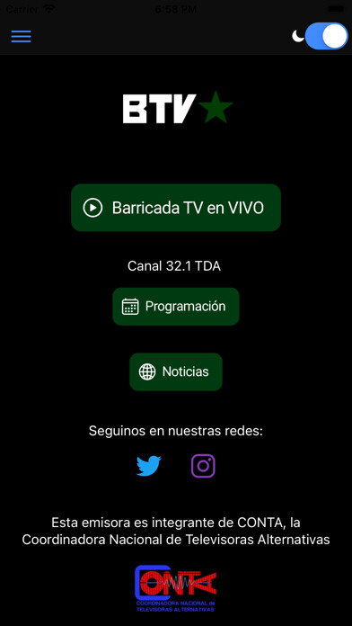 Emulate iPhone app Barricada TV using MyAndroid Emulate iPhone app Barricada TV using MyAndroid