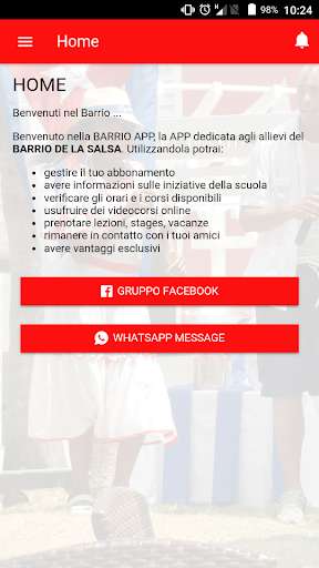 Run android online APK Barrio de la Salsa. Scuola di Ballo a Roma from MyAndroid or emulate Barrio de la Salsa. Scuola di Ballo a Roma using MyAndroid