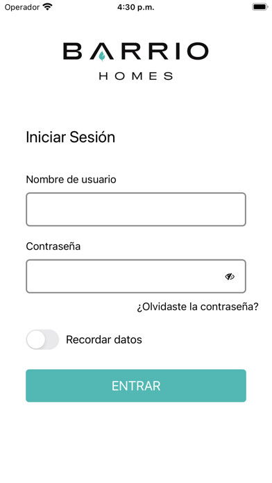 Emulate iPhone app barrio.homes using MyAndroid
