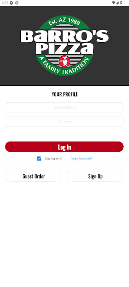 Run android online APK Barro’s Pizza from MyAndroid or emulate Barro’s Pizza using MyAndroid