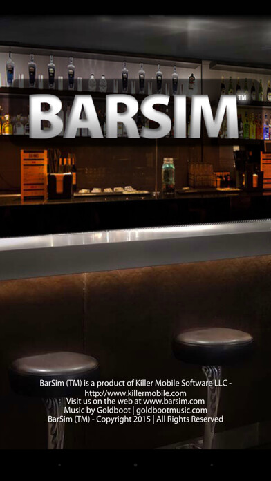 Emulate iPhone app BarSim Bartender Throwdown using MyAndroid