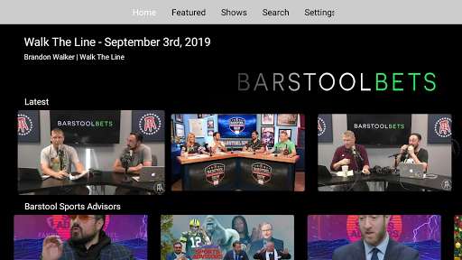 Run android online APK Barstool Bets (Android TV) from MyAndroid or emulate Barstool Bets (Android TV) using MyAndroid