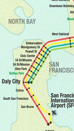 Emulate Android APK Bart Maps