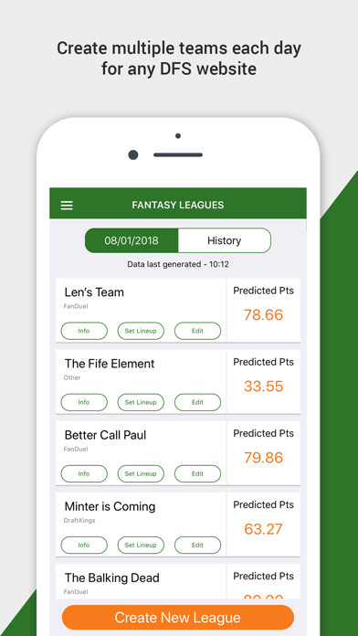 Emulate iPhone app Baseball DFS Predictor using MyAndroid Emulate iPhone app Baseball DFS Predictor using MyAndroid