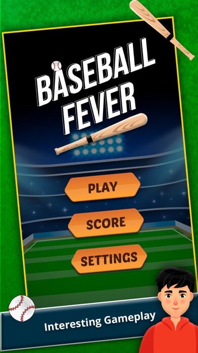 Emulate iPhone app Baseball Fever -Simple yet fun using MyAndroid
