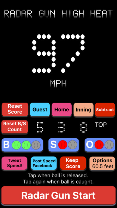 Emulate iPhone app Baseball Radar Gun High Heat using MyAndroid Emulate iPhone app Baseball Radar Gun High Heat using MyAndroid