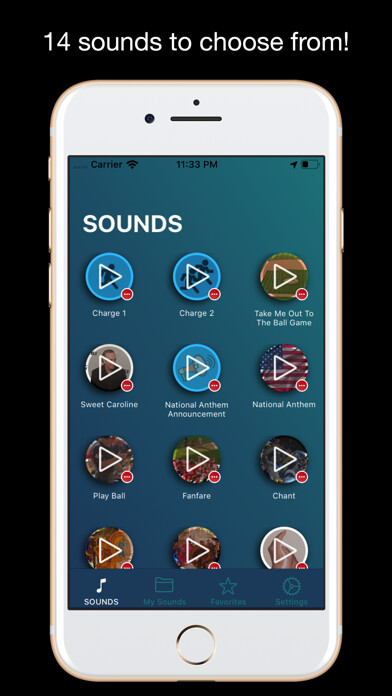 Emulate iPhone app Baseball Stadium Sounds using MyAndroid Emulate iPhone app Baseball Stadium Sounds using MyAndroid