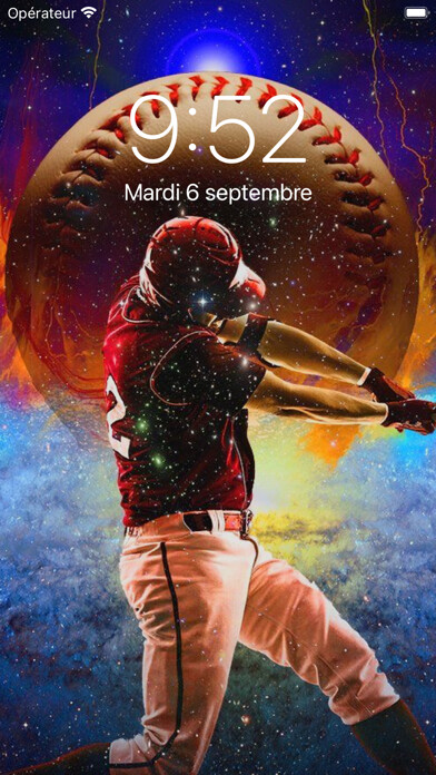 Emulate iPhone app Baseball Wallpapers HD 4k using MyAndroid