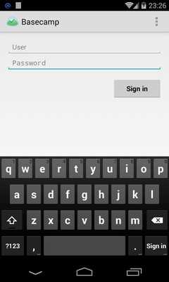 Emulate Android APK Basecamp (Unreleased)