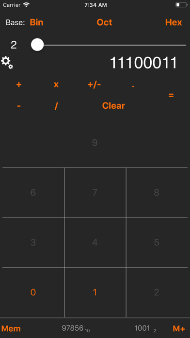 Emulate iPhone app Base Converter and Calc Pro using MyAndroid Emulate iPhone app Base Converter and Calc Pro using MyAndroid