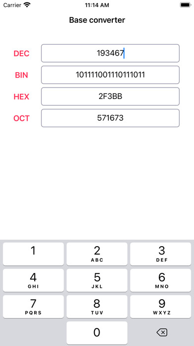 Emulate iPhone app Base Converter Simple using MyAndroid Emulate iPhone app Base Converter Simple using MyAndroid