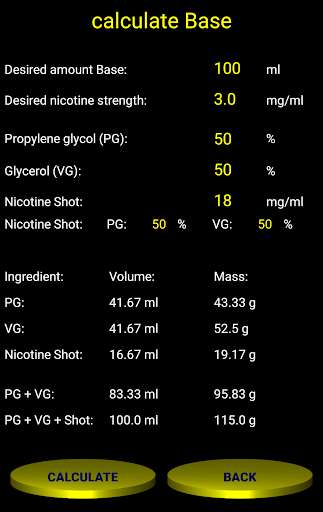 Run android online APK Base, E-Juice und Liquid Calculator from MyAndroid or emulate Base, E-Juice und Liquid Calculator using MyAndroid Run android online APK Base, E-Juice und Liquid Calculator from MyAndroid or emulate Base, E-Juice und Liquid Calculator using MyAndroid