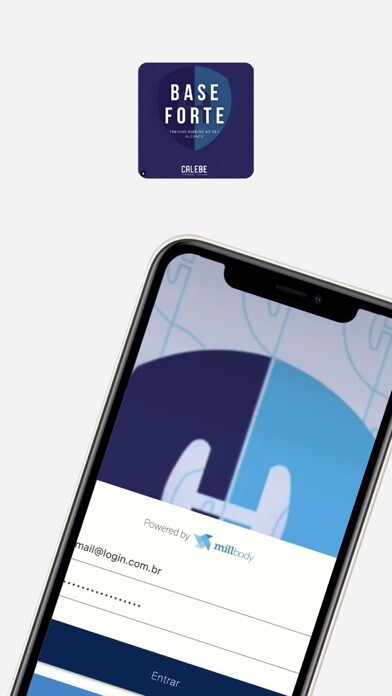 Emulate iPhone app Base forte by Caleb using MyAndroid
