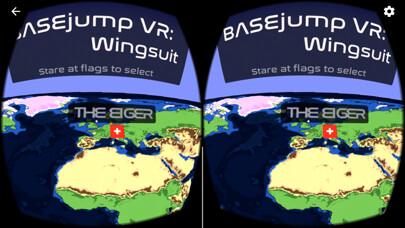 Emulate iPhone app BASEjump VR: Wingsuit using MyAndroid