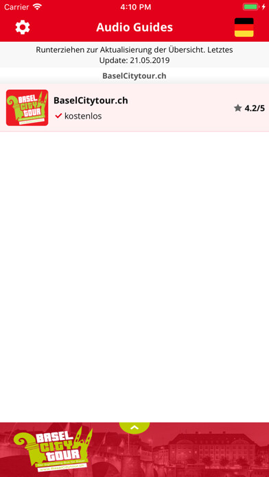 Emulate iPhone app BaselCitytour using MyAndroid Emulate iPhone app BaselCitytour using MyAndroid