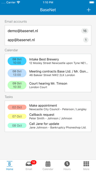 Emulate iPhone app BaseNet using MyAndroid