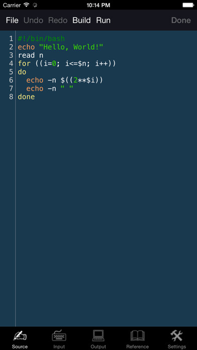 Emulate iPhone app Bash Programming Language using MyAndroid Emulate iPhone app Bash Programming Language using MyAndroid