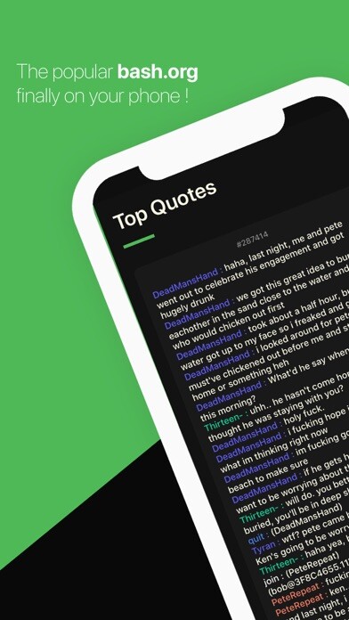 Emulate iPhone app Bash Quotes Reader using MyAndroid Emulate iPhone app Bash Quotes Reader using MyAndroid