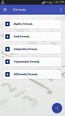 Emulate Android APK Basic Calculus Maths Formula Emulate Android APK Basic Calculus Maths Formula