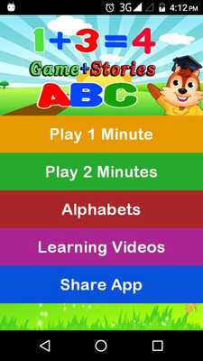 Emulate Android APK Basic Math Sum Game - Kids Learning
