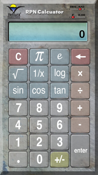 Emulate iPhone app Basic RPN Calculator using MyAndroid