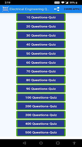 Run android online APK Basics of Electrical Engineering Quiz from MyAndroid or emulate Basics of Electrical Engineering Quiz using MyAndroid