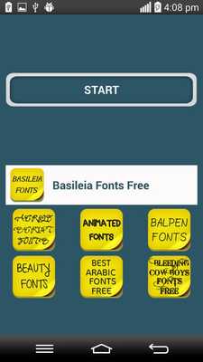 Emulate Android APK Basileia Fonts Free