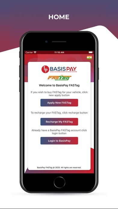 Emulate iPhone app Basispay FASTag using MyAndroid Emulate iPhone app Basispay FASTag using MyAndroid