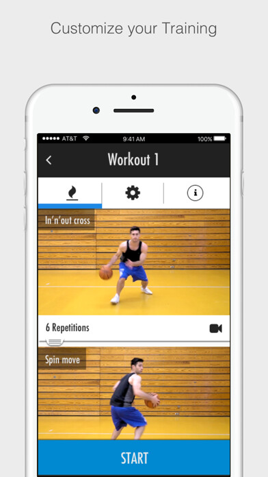 Emulate iPhone app Basketball Advanced Training using MyAndroid