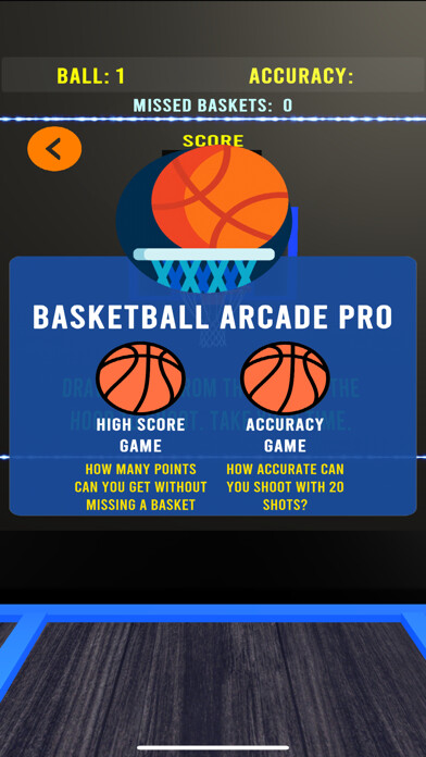 Emulate iPhone app Basketball Arcade Pro using MyAndroid