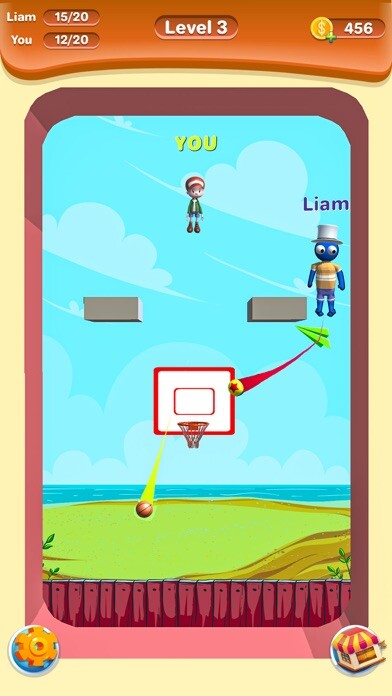 Emulate iPhone app Basketball Battle - Score Big! using MyAndroid