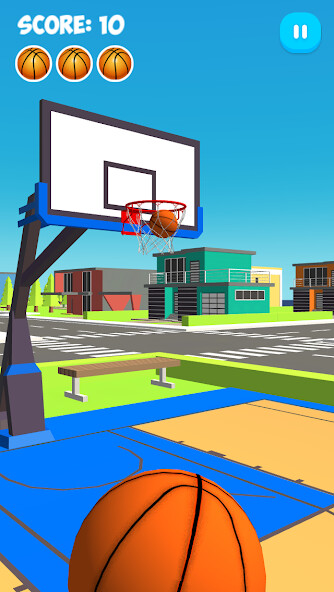 Emulate iPhone app Basketball Challenge 3D using MyAndroid