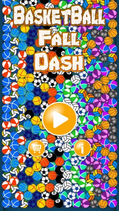 Emulate iPhone app BasketBall Fall Dash using MyAndroid