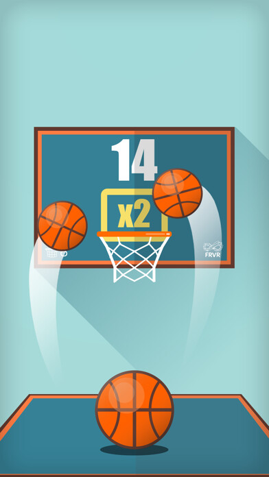 Emulate iPhone app Basketball FRVR using MyAndroid