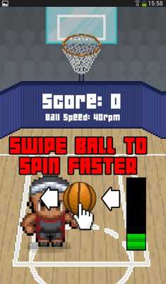 Emulate Android APK Basketball fun spin game Emulate Android APK Basketball fun spin game