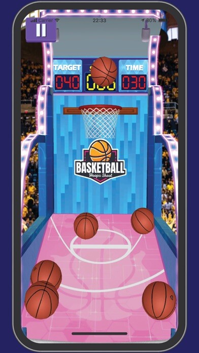 Emulate iPhone app Basketball Hoops Shoot using MyAndroid Emulate iPhone app Basketball Hoops Shoot using MyAndroid