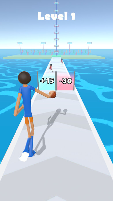 Emulate iPhone app Basketball Legend 3d using MyAndroid