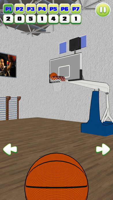 Emulate iPhone app Basketball Party Shot - Dunk! using MyAndroid