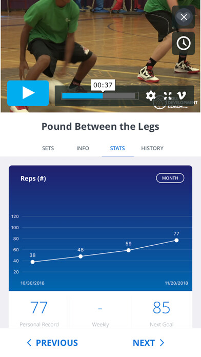 Emulate iPhone app Basketball Skills Training using MyAndroid