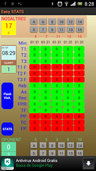 Emulate iPhone app Basketball Stats using MyAndroid Emulate iPhone app Basketball Stats using MyAndroid