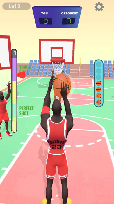 Emulate iPhone app Basket Level Up using MyAndroid