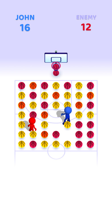 Emulate iPhone app Basket Match using MyAndroid