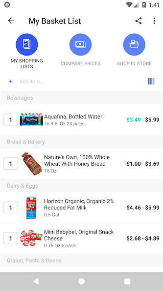 Run android online APK Basket Savings from MyAndroid or emulate Basket Savings using MyAndroid