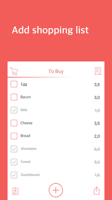 Emulate iPhone app Basket - Shopping using MyAndroid