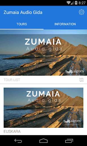 Emulate Android APK Basque audio tour