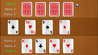 Emulate iPhone app Basra - Addictive Card Game using MyAndroid